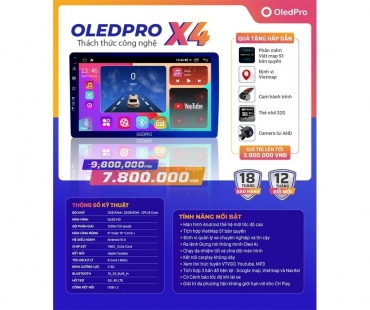 Màn Hình DVD Android OledPro X4 New